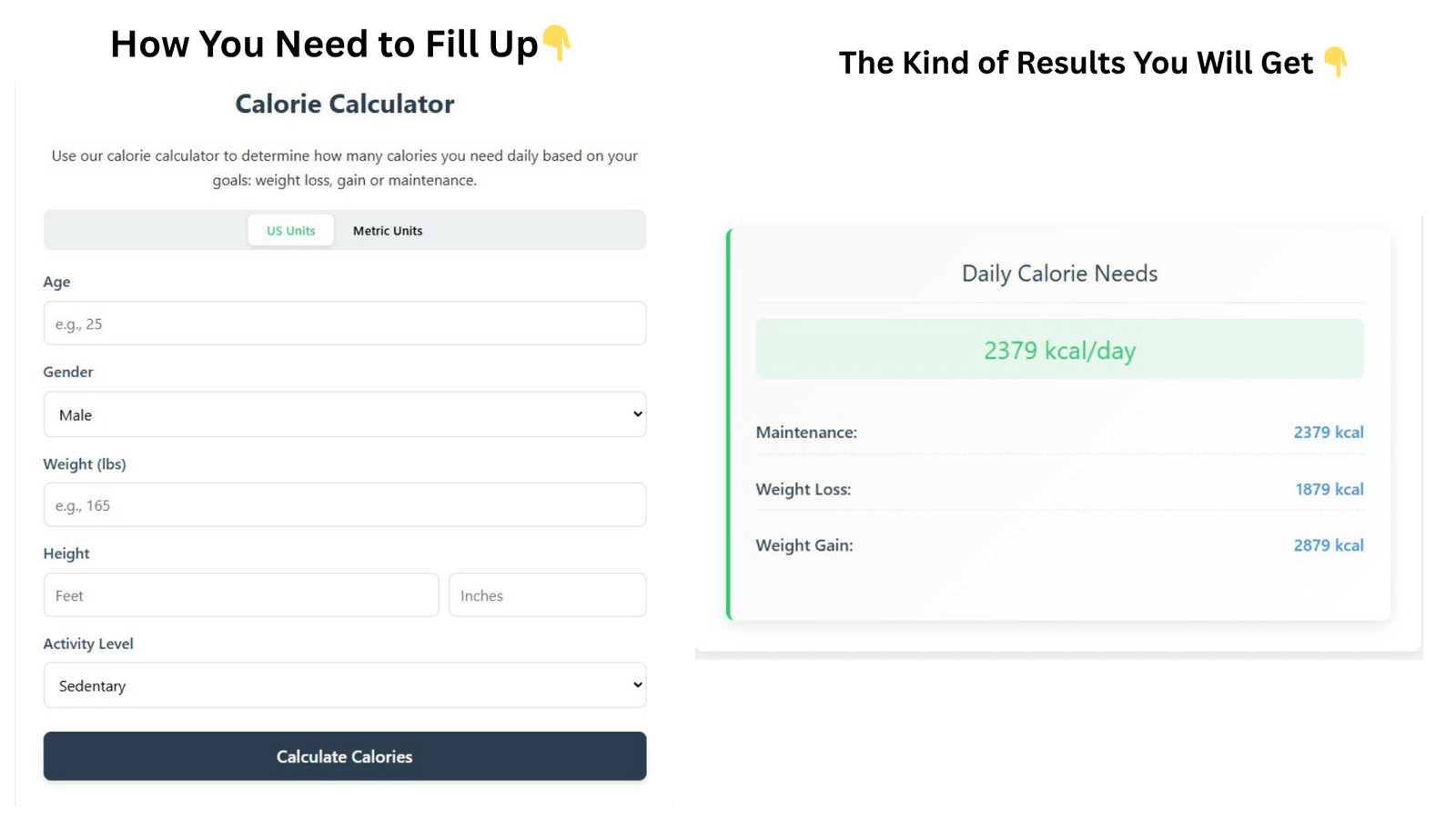 Calorie Calculator